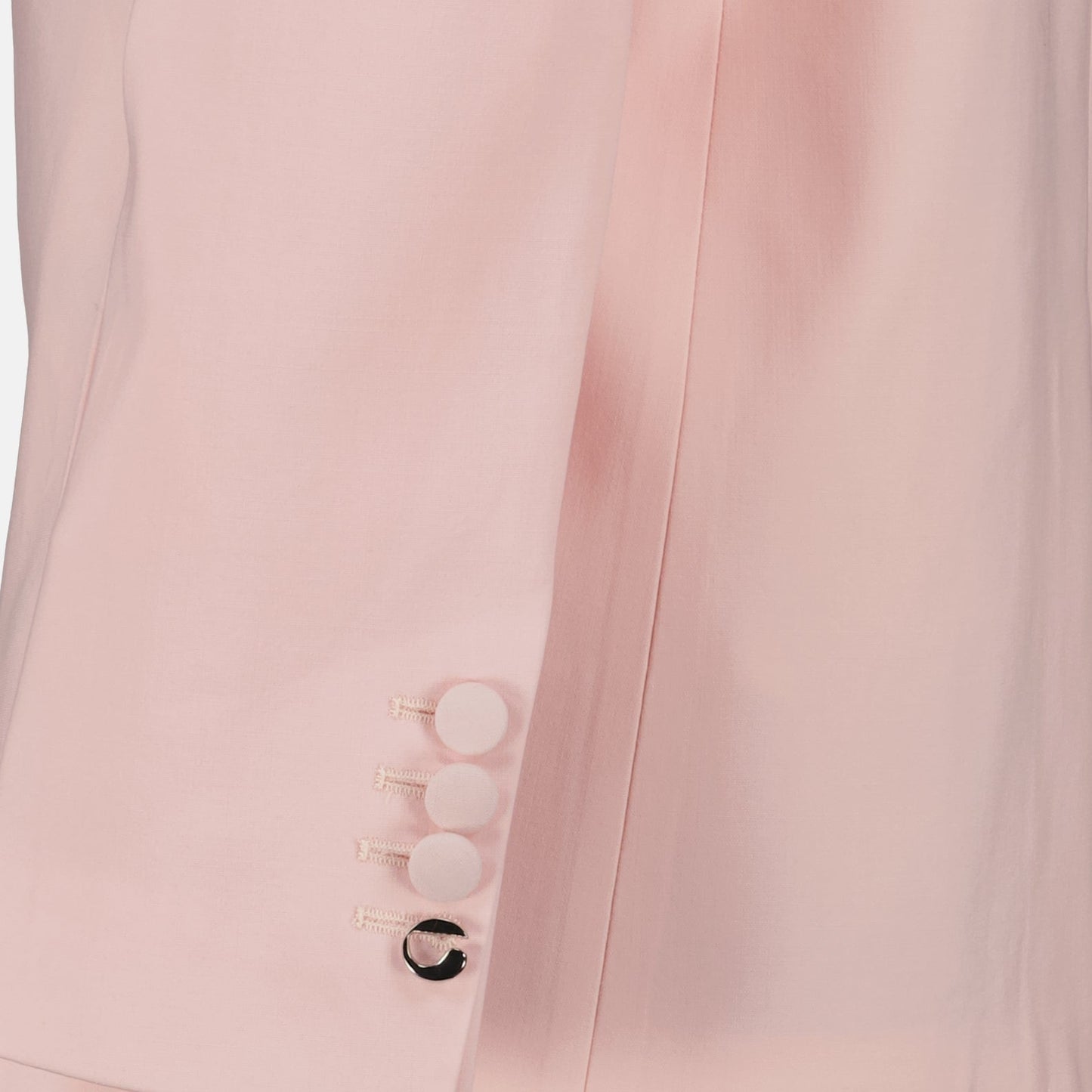 Coperni jacket, fitted pink jacket, twisted cutouts, luxury women's fashion, high-end jackets