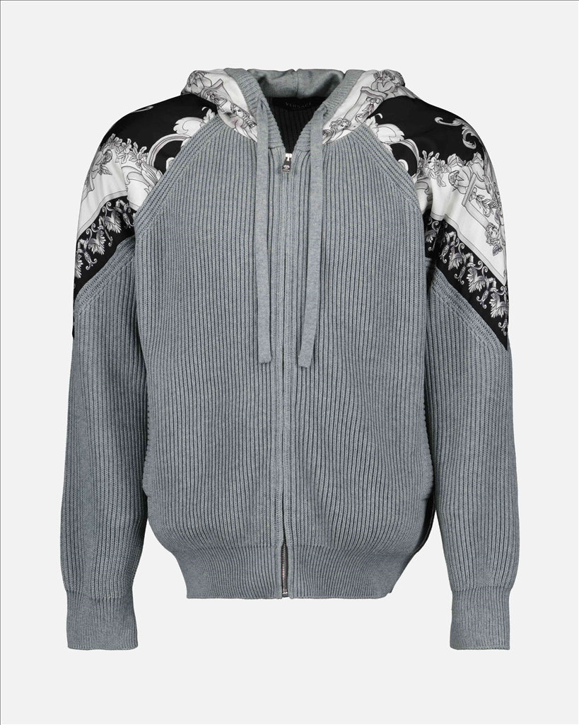 Versace Jacket, Barocco, Grey, Luxury Menswear, Elegance