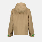 Moncler Grenoble, Beige Women's Jacket, Luxury Outerwear, Elegant Jacket, Fashionable Women's Coat