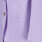 Victoria Beckham blazer, luxury women's blazer, violet wool blazer, elegant women's wear, high-end fashion