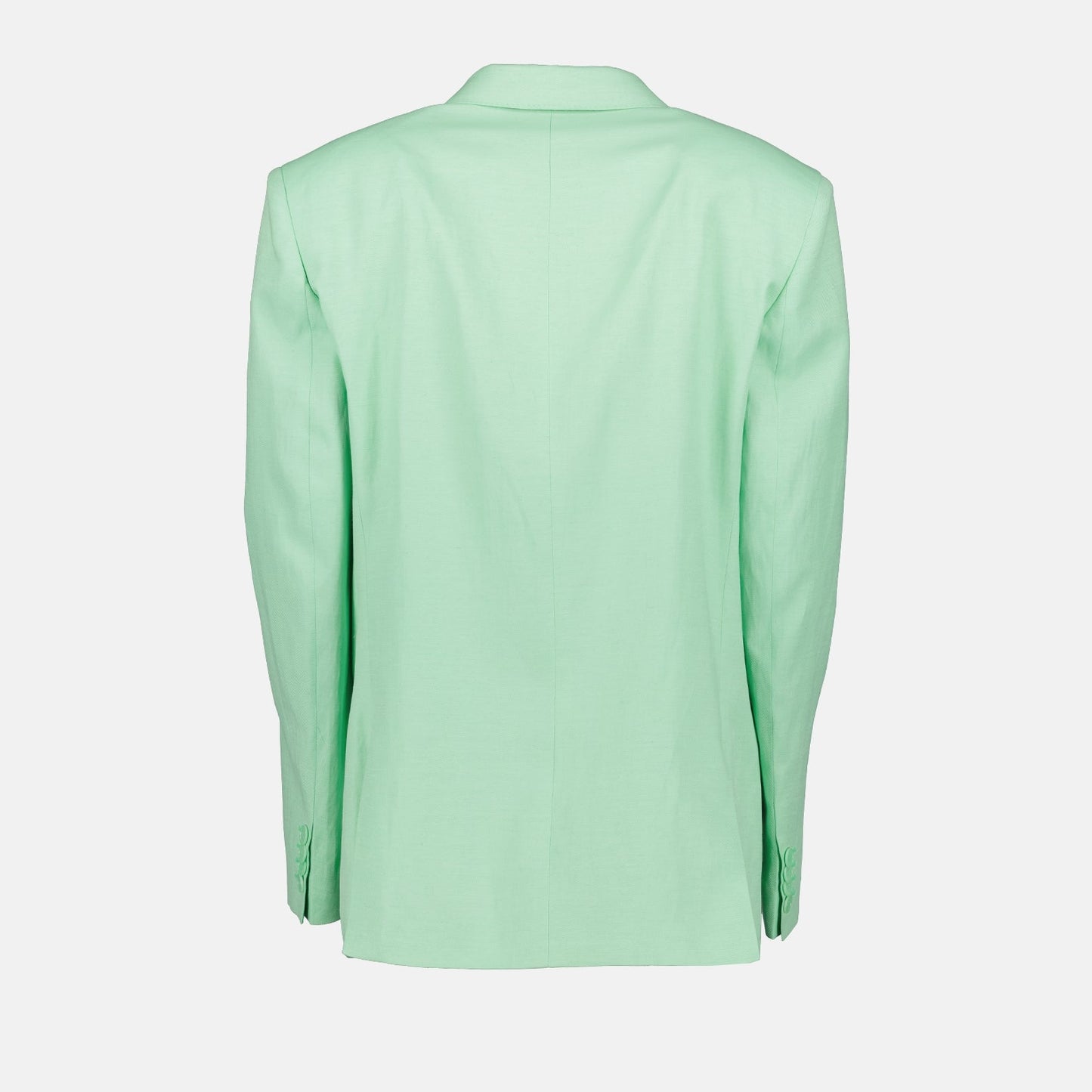 Stella McCartney, Aqua Green Blazer, Women's Luxury Blazer, High-end Fashion Blazer, Designer Blazer for Women