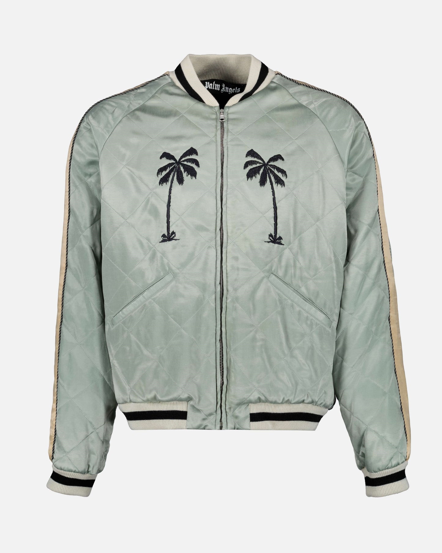 Men's Bomber Jacket, Palm Angels, Luxury Streetwear, Elegant Jacket, Life is Palm