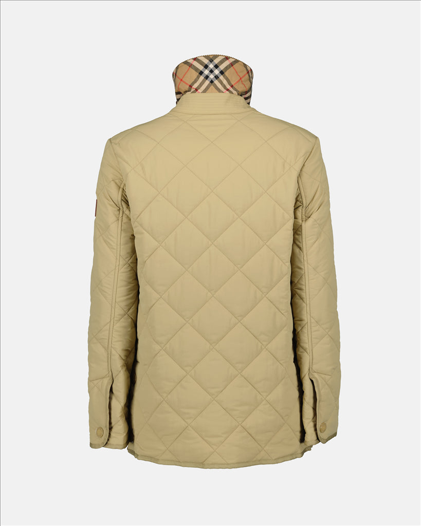 Burberry, Quilted Jacket, Women's Fashion, Beige Jacket, Luxury Outerwear