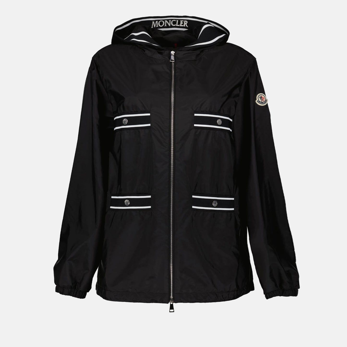 Moncler, Windbreaker Jacket, Women’s Luxury Outerwear, Designer Windbreaker, Fashionable Windbreaker