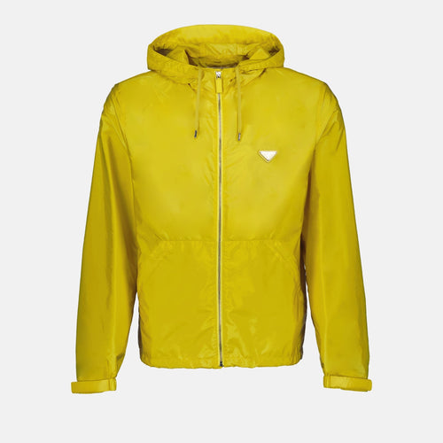 Yellow Windbreaker Jacket