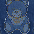 Moschino, Denim Jacket, Luxury Fashion, Men's Designer Jacket, High-End Clothing