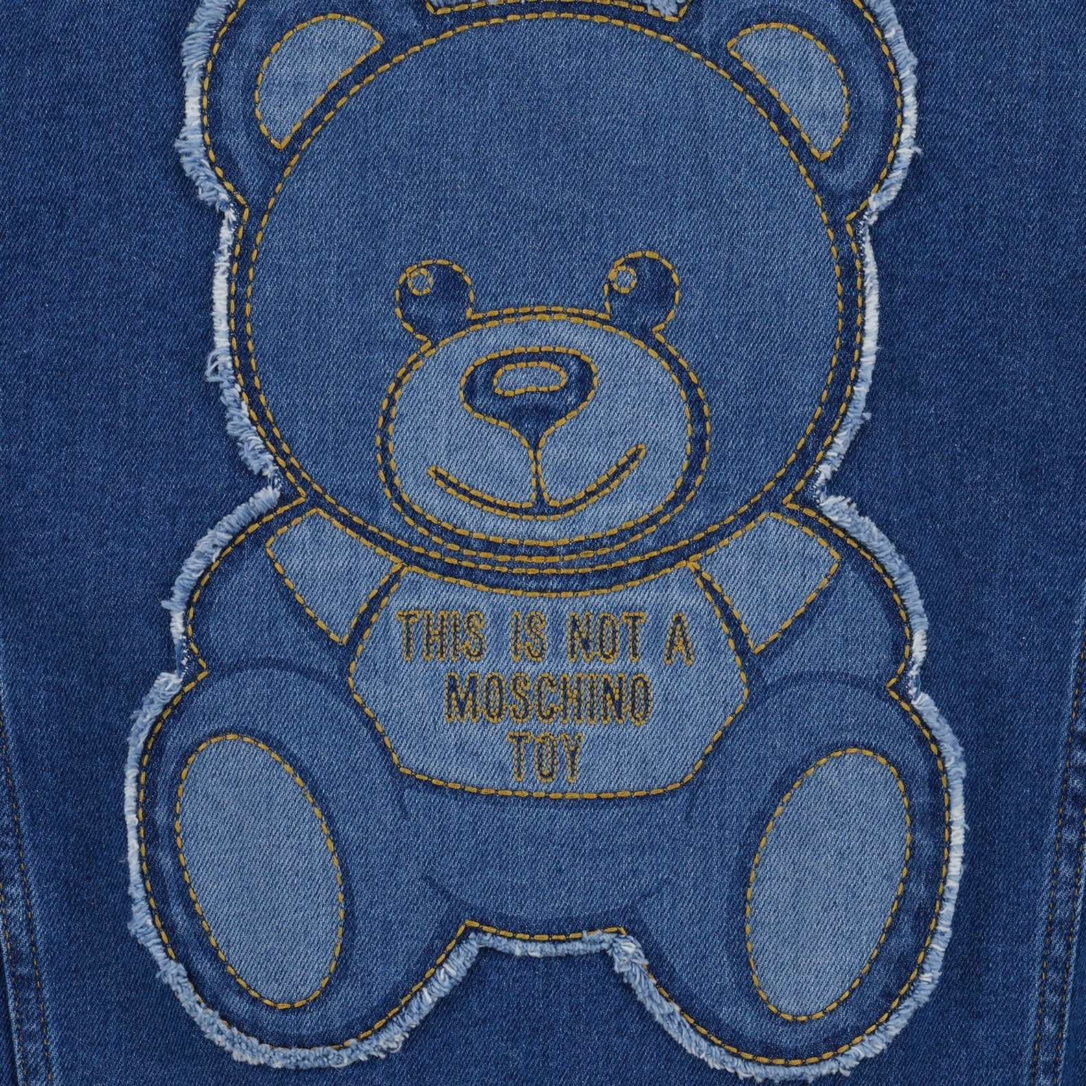 Moschino, Denim Jacket, Luxury Fashion, Men's Designer Jacket, High-End Clothing
