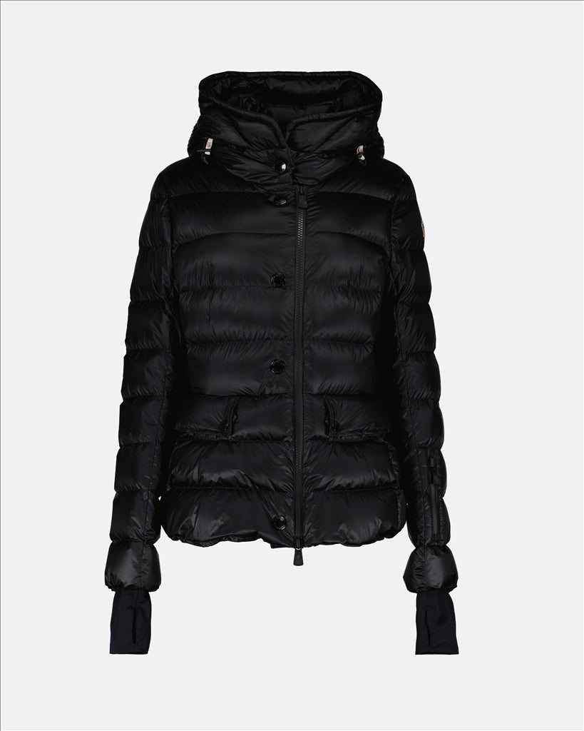 Quilted Jacket, Moncler Grenoble, Women's Luxury Jacket, Black Women's Jacket, Elegant Winter Garment