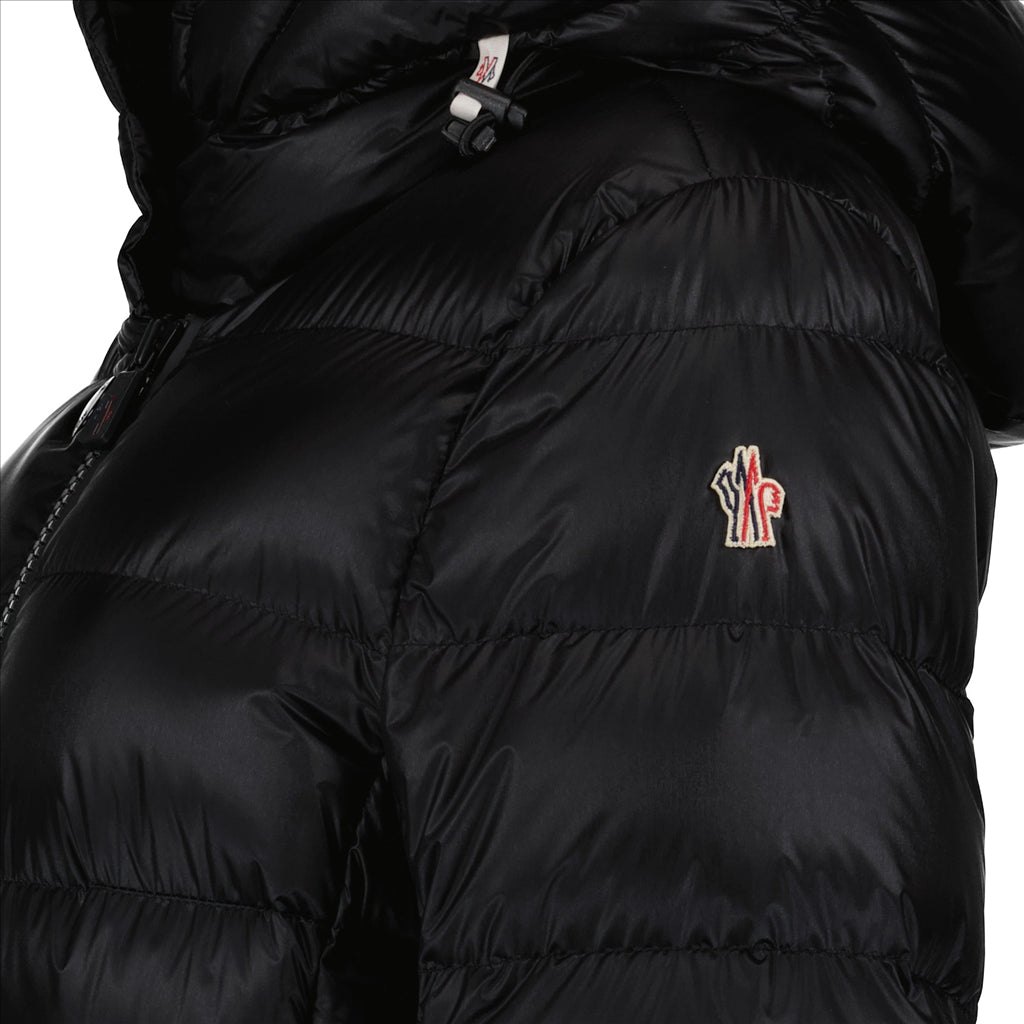 Quilted Jacket, Moncler Grenoble, Women's Luxury Jacket, Black Women's Jacket, Elegant Winter Garment