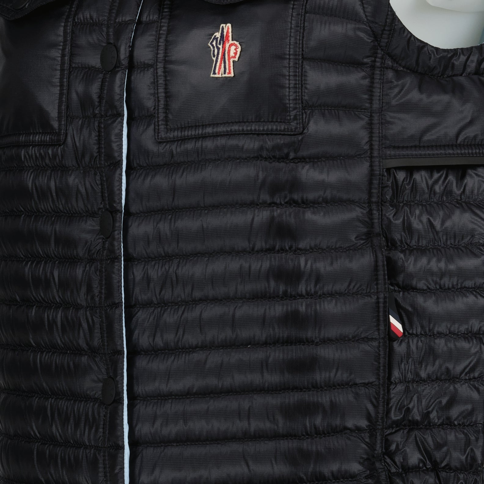 Moncler Grenoble, women's quilted jacket, luxury fashion, black jacket, high-end outerwear