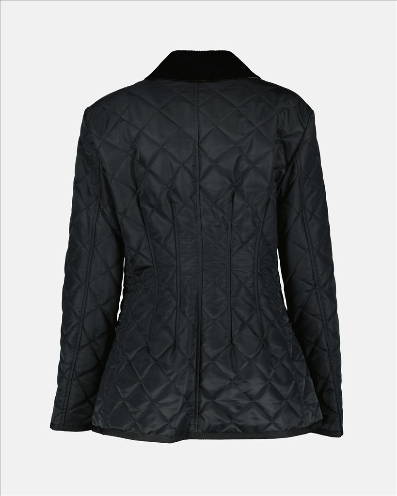 Burberry Women's Jacket, Quilted Jacket, Black Outerwear, Luxury Fashion, High-end Women's Clothing