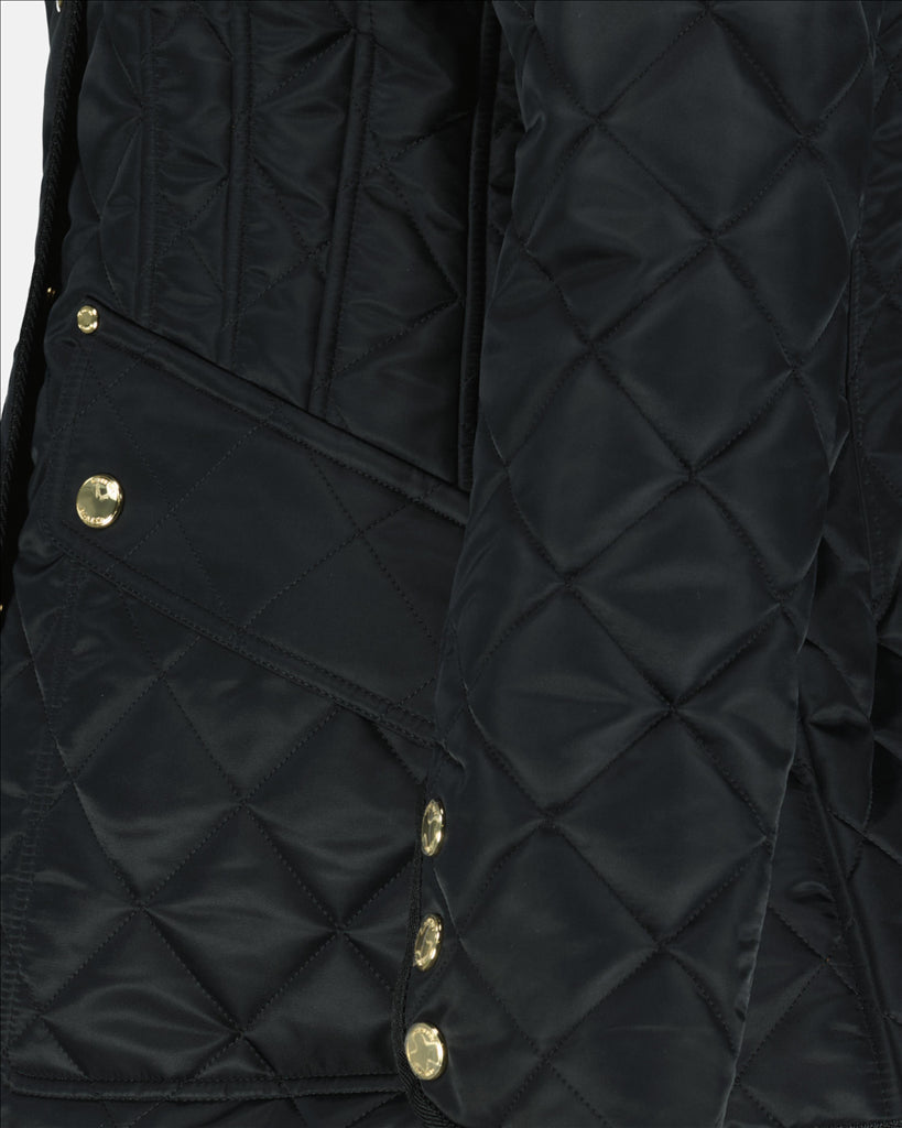 Burberry Women's Jacket, Quilted Jacket, Black Outerwear, Luxury Fashion, High-end Women's Clothing