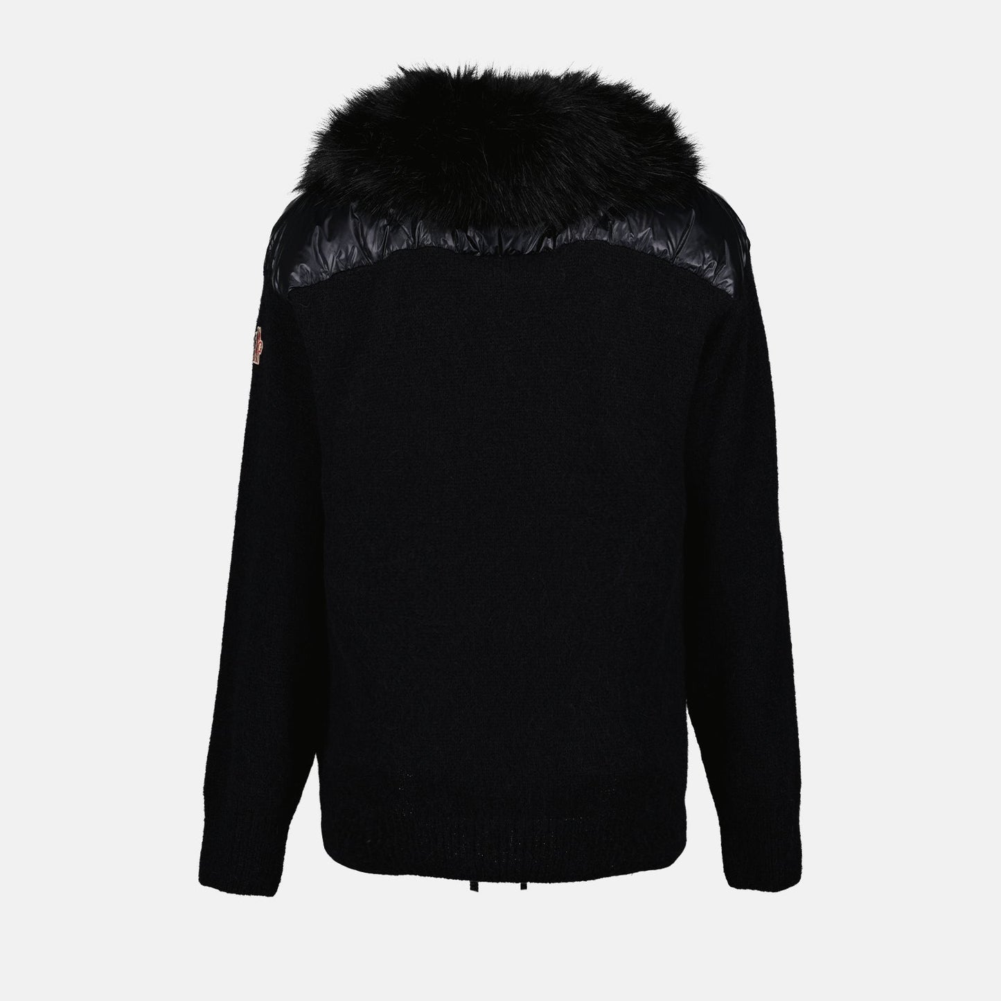 Moncler Grenoble, quilted jacket, luxury women's outerwear, fur collar jacket, designer jacket