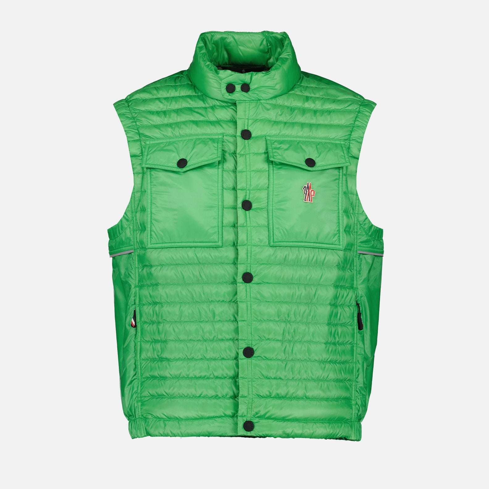 Imagen de la Veste Ollon – Chaqueta verde de Moncler Grenoble para hombres - Temporada Primavera-Verano 2023 - Vista frontal