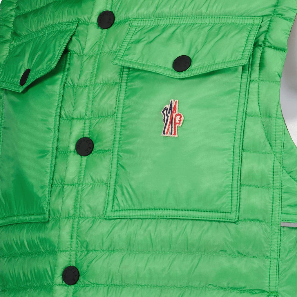 Imagem da Veste Ollon – Casaco verde da Moncler Grenoble para homens - Temporada Primavera-Verão 2023 - Vista de detalhe do produto 2