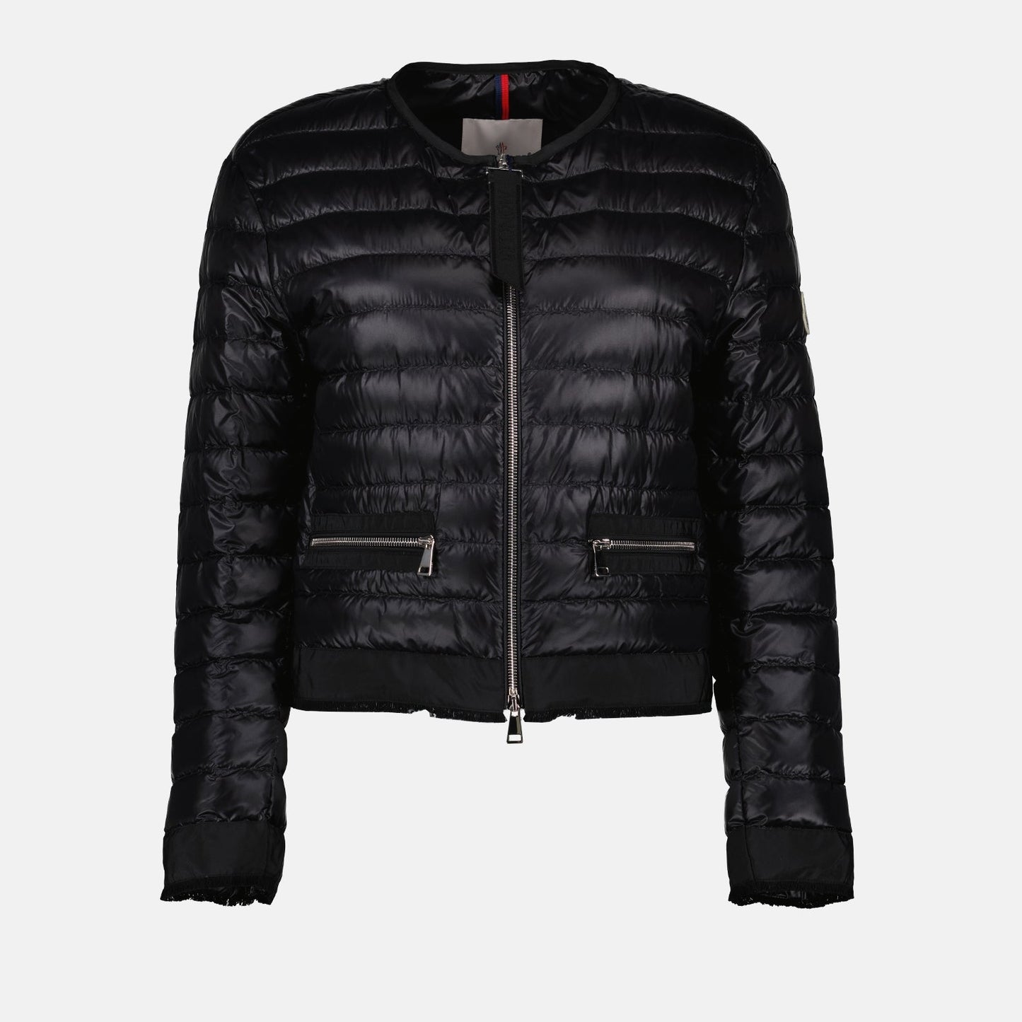 Moncler, luxury jacket, women's fashion, black jacket, stylish outerwear