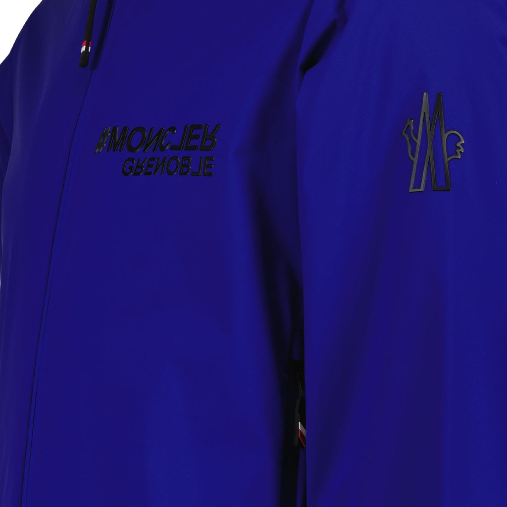 Moncler Grenoble, Rovenaud blue jacket, luxury men's jacket, high-end fashion, men's outerwear