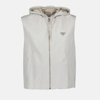 Prada, Nappa leather vest, men's fashion, luxury vest, designer menswear